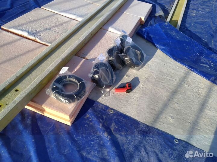 Греющий кабель для бетона