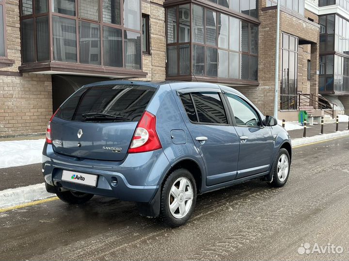 Renault Sandero 1.6 МТ, 2011, 129 000 км