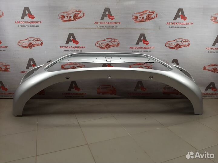 Бампер передний Ford Focus 2 2008-2011 серебристый