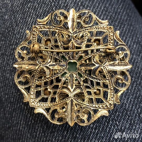 Брошь винтажная. Чехословакия