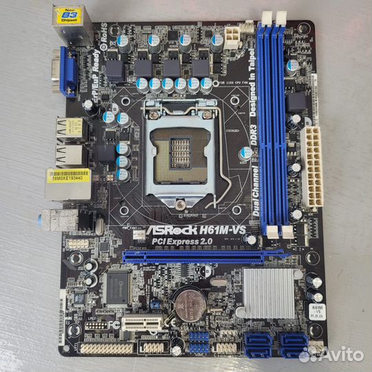 Материнская плата ASRock H61M-VS LGA 1155