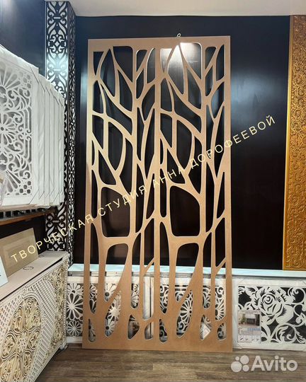 Декоративные перегородки с ажурными панелями