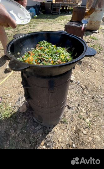 Печь под казан