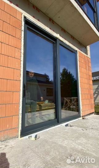 Алюминиевые окна / двери - панорамные