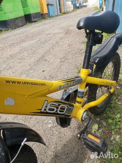 Велосипед детский univega dyno 160