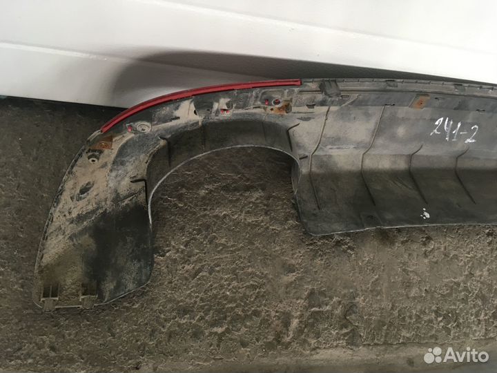 Накладка (юбка) заднего бампера нижняя Kia Optima