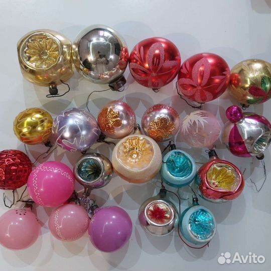 Елочные игрушки СССР и гдр