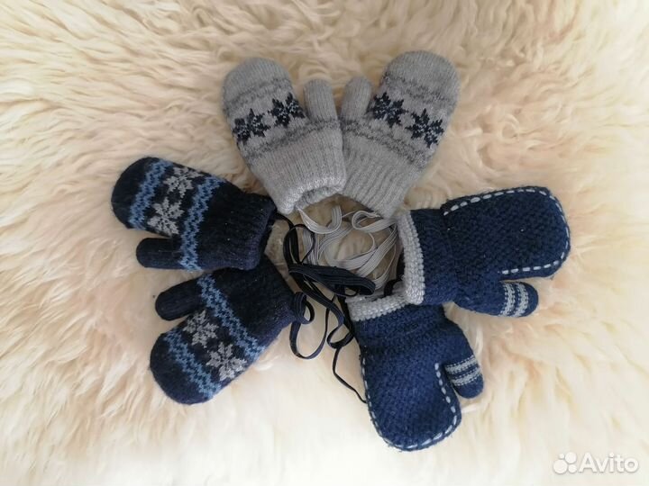 Варежки bebi go 11-12 размер