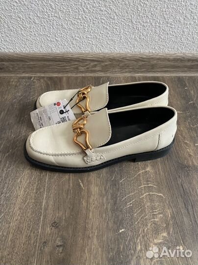Лоферы Zara новые, оригинал 39