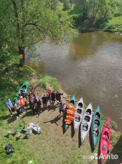 Сплав по Оке на байдарках. Корпоративы