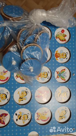 Деревянные игрушки пакетом