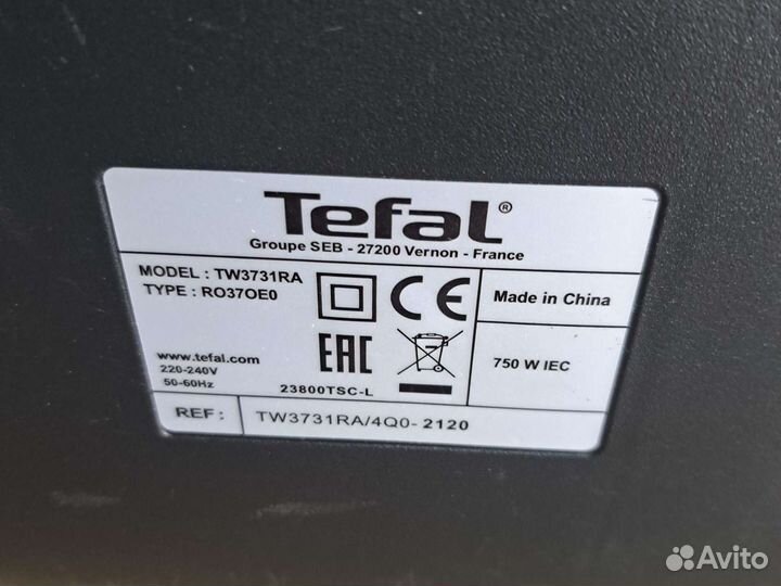 Пылесос tefal 750W Tmn10