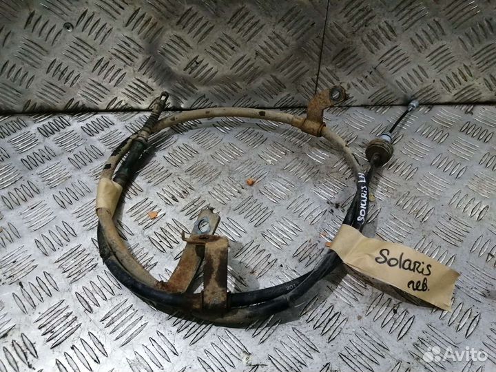 Трос ручника Солярис, Киа Рио 3 Solaris Kia Rio 3