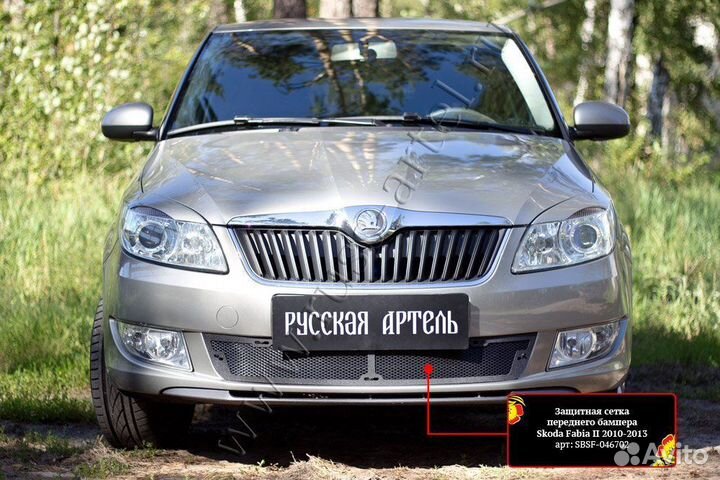 Защитная сетка,заглушка решетки пер.бампsbsf20467