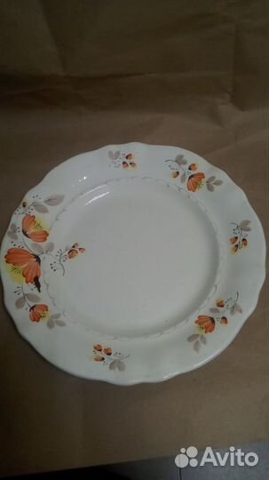 Блюдо, винтаж, советский фарфор, 1955