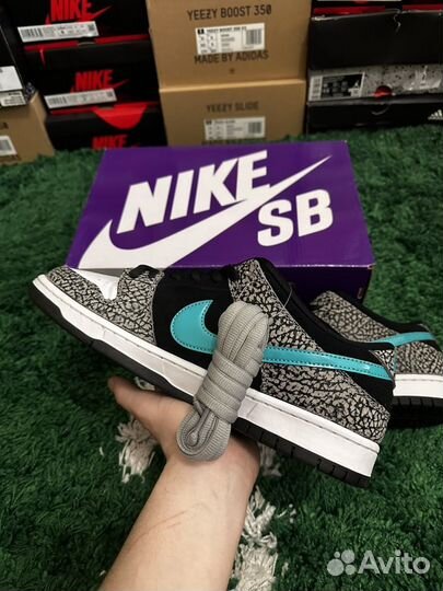 9 размеров Nike Dunk Low Pro SB Atmos Elephant