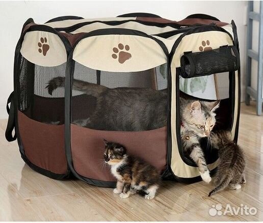 Манеж для животных (складной, удобный, компактный)