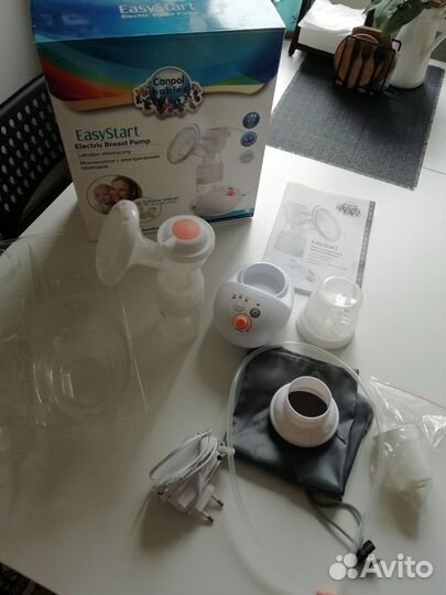 Молокоотсос электрический Canpol Babies почтиновый