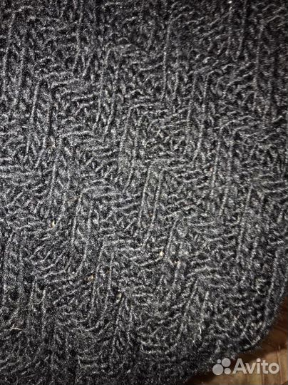 Шарф хомут черный