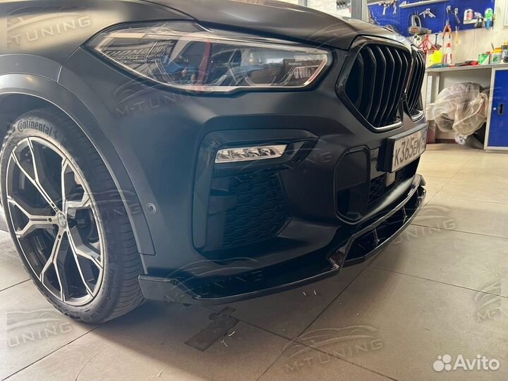 Юбка губа BMW X6 G06