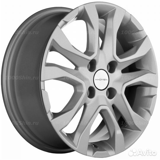 Диск 6*15 4*100 ET46 54,1 Khomen Wheels KHW1503 F-Silver (Rio/Solaris)