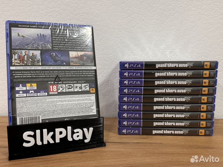 GTA5 для PS4 диск(Русские субтитры)