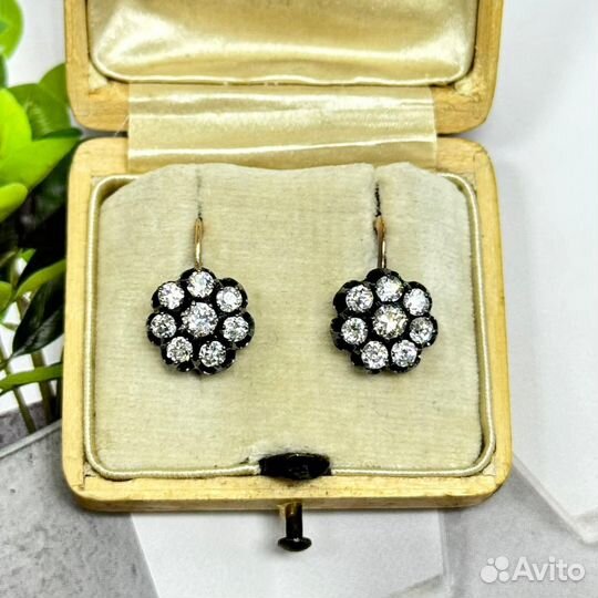 Антик, серьги 