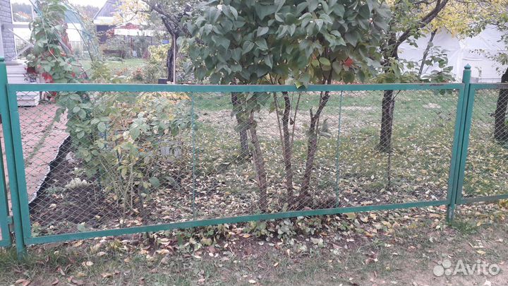 Забор для сада в уголке 4см размер ячейки3см