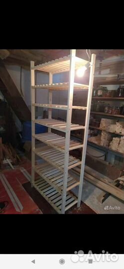 Стеллаж деревянный
