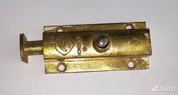 Шпингалет для двери на пружине (1 штука)