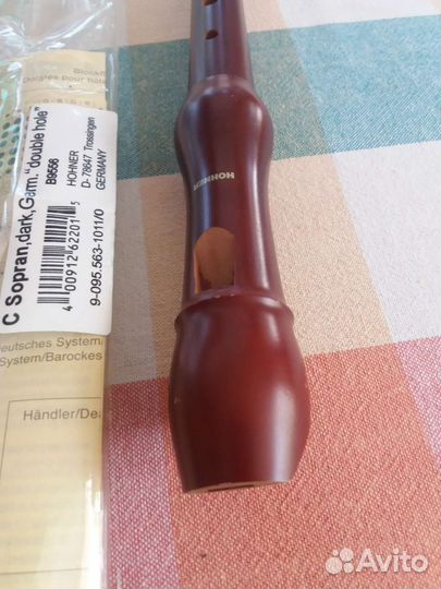 Блок-флейта hohner d-78647 trossingen
