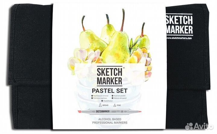 Новые акварельные маркеры Sketchmarker Pastel Set