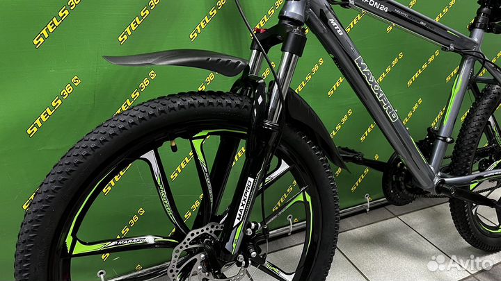 Велосипед на литых дисках maxxpro marafon 24 disc