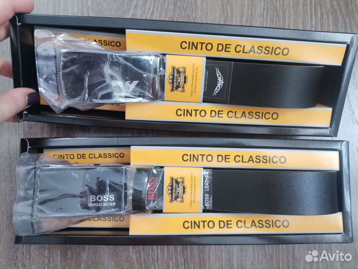 Мужской кожаный ремень классика/автомат