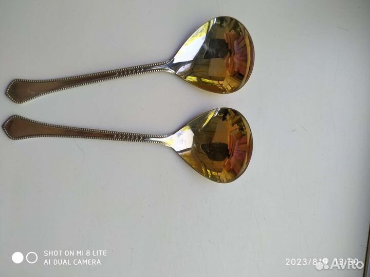 Мельхиоровые столовые приборы СССР