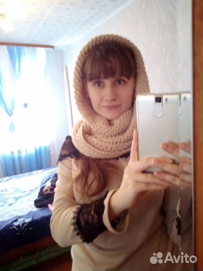 Снуд теплый ручной работы