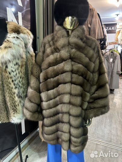 Шуба из баргузинского соболя премиум класса