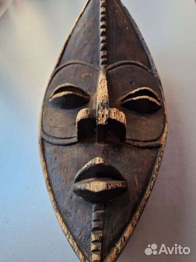 Африканская маска народа Lwalwa Конго 42см