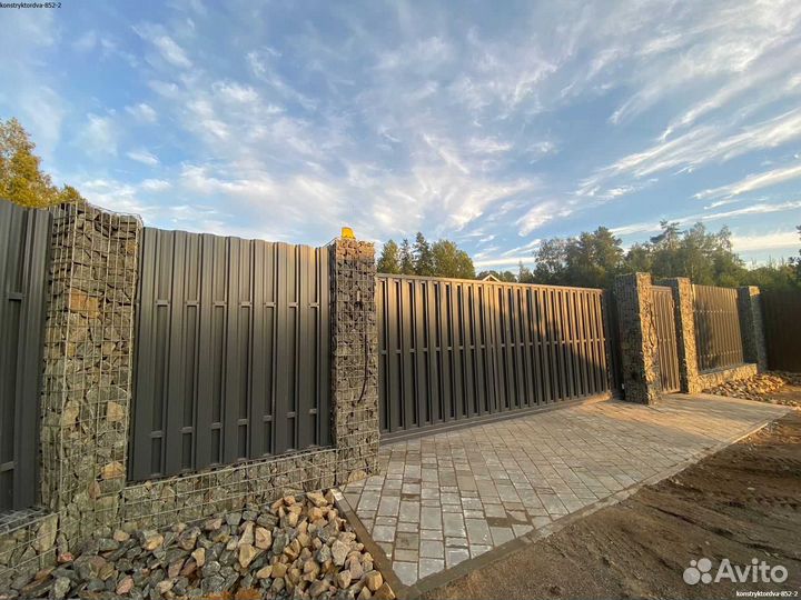 Коробчатый габион цоколь 50*50мм ГОСТ