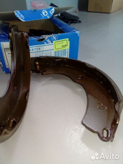 Колодки тормозные барабанные задние Митсубиси