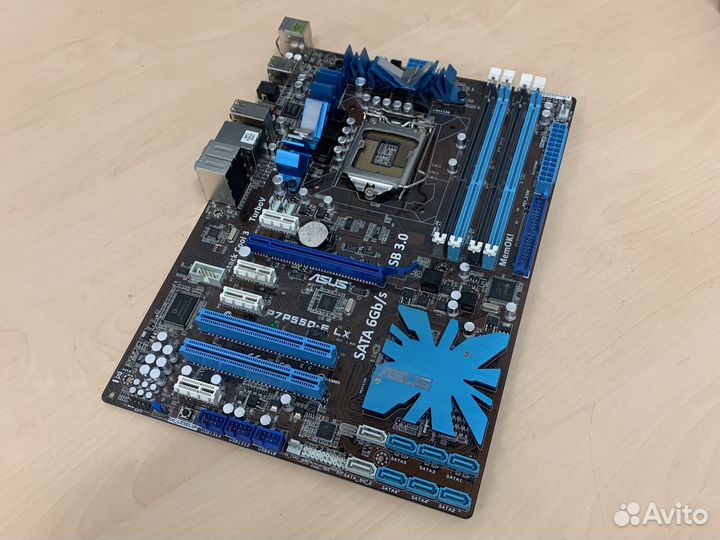 Материнская плата asus P7P55D-E LX s1156