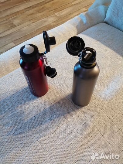 Бутылка для воды металлическая