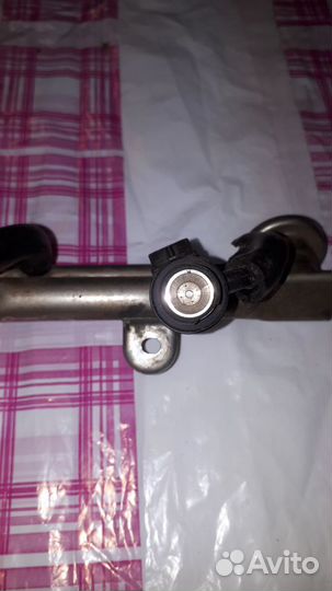 Топливная рампа с форсунками Bmw 3 е46