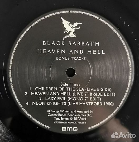 Винил Black Sabbath – Heaven And Hell (2LP)