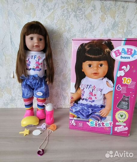 Кукла baby born сестричка