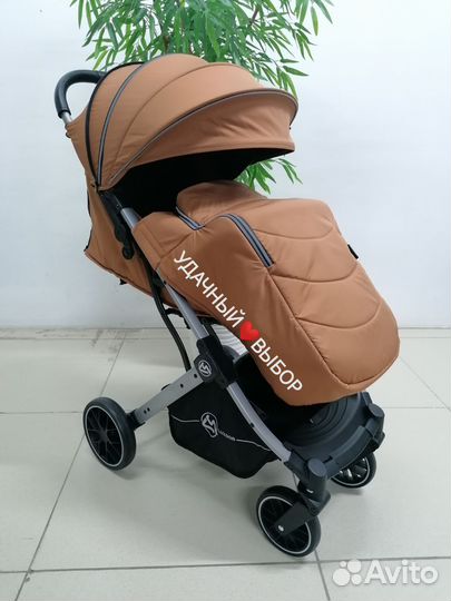 Новая коляска Luxmom T9 (амбровый)