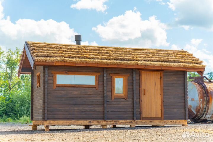 Настоящая русская баня из бруса