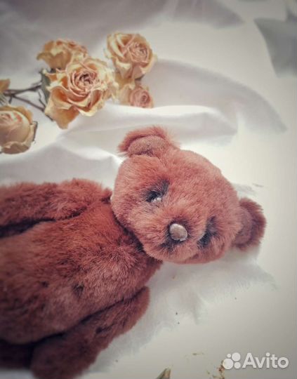 Игрушка ручной работы мишка тедди