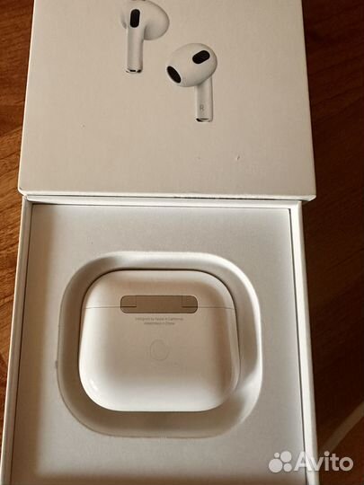 Беспроводные наушники apple airpods 3