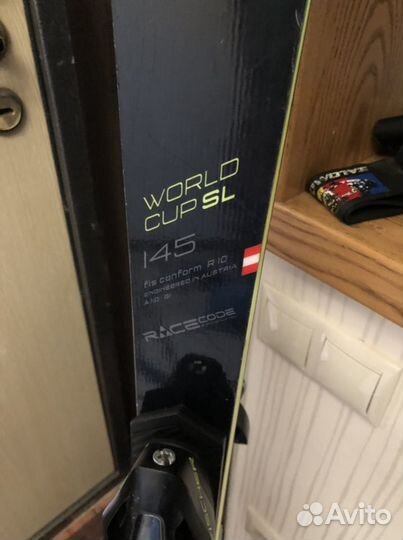 Горные лыжи Fischer RC4 Worldcup SL 145 + креплени